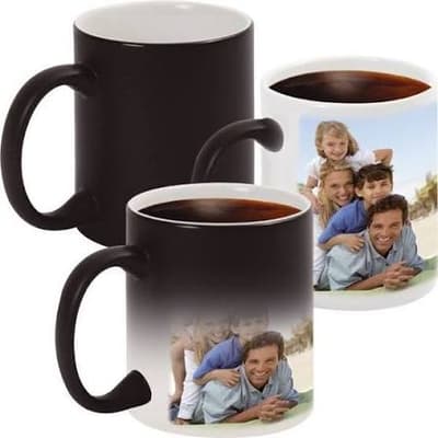 CANECA MAGICA PRETO FOSCO 325 ML