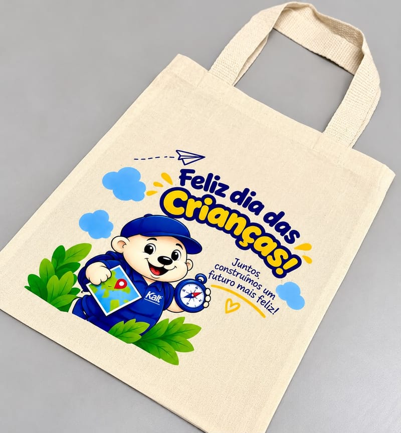 ECOBAG ALGODÃO CRU PERSONALIZADA 25X30